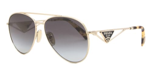 Prada Aviator Sunglasses Pale Gold/Grey Gradient Unisex