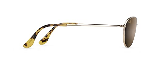 Maui Jim Baby Beach Polarized Aviator Sunglasses, Gold