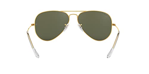 Ray-Ban Classic Aviator Sunglasses Gold/Green Polarized 58mm