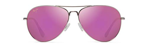 Maui Jim  Rose Gold Polarized Aviator Sunglasses, Medium