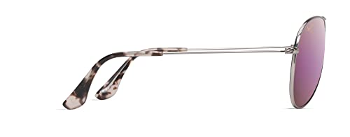 Maui Jim  Rose Gold Polarized Aviator Sunglasses, Medium