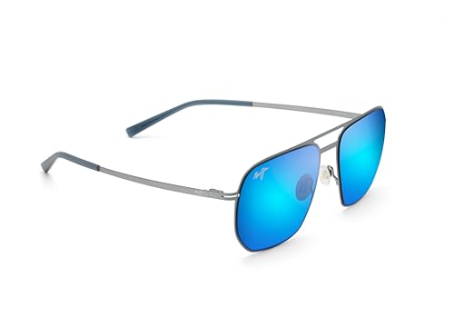 Maui Jim Sharks Cove Sunglasses, Grey/Blue Polarized, Medium