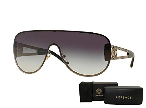 Versace Pale Gold Aviator Sunglasses + Designer Eyewear Kit