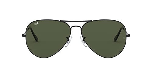 Ray-Ban Aviator Large Metal II Sunglasses Black/G-15