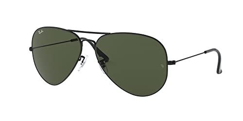 Ray-Ban Aviator Large Metal II Sunglasses Black/G-15