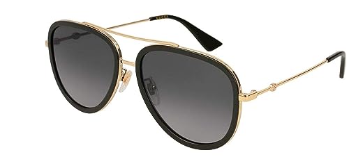 Gucci Gold Aviator Sunglasses: Women's Polarized UV Protection