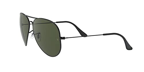 Ray-Ban Aviator Large Metal II Sunglasses Black/G-15