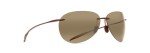 Maui Jim Polarized Aviator Sunglasses, Rootbeer/HCL® Bronze, Medium