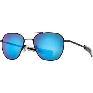 AO Original Pilot Sunglasses - AOLite Mirrored Nylon Lenses - Bayonet Temple