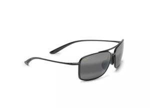 Maui Jim Kaupo Gap Polarized Aviator Sunglasses - Black