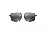 Maui Jim Kaupo Gap Polarized Aviator Sunglasses - Black