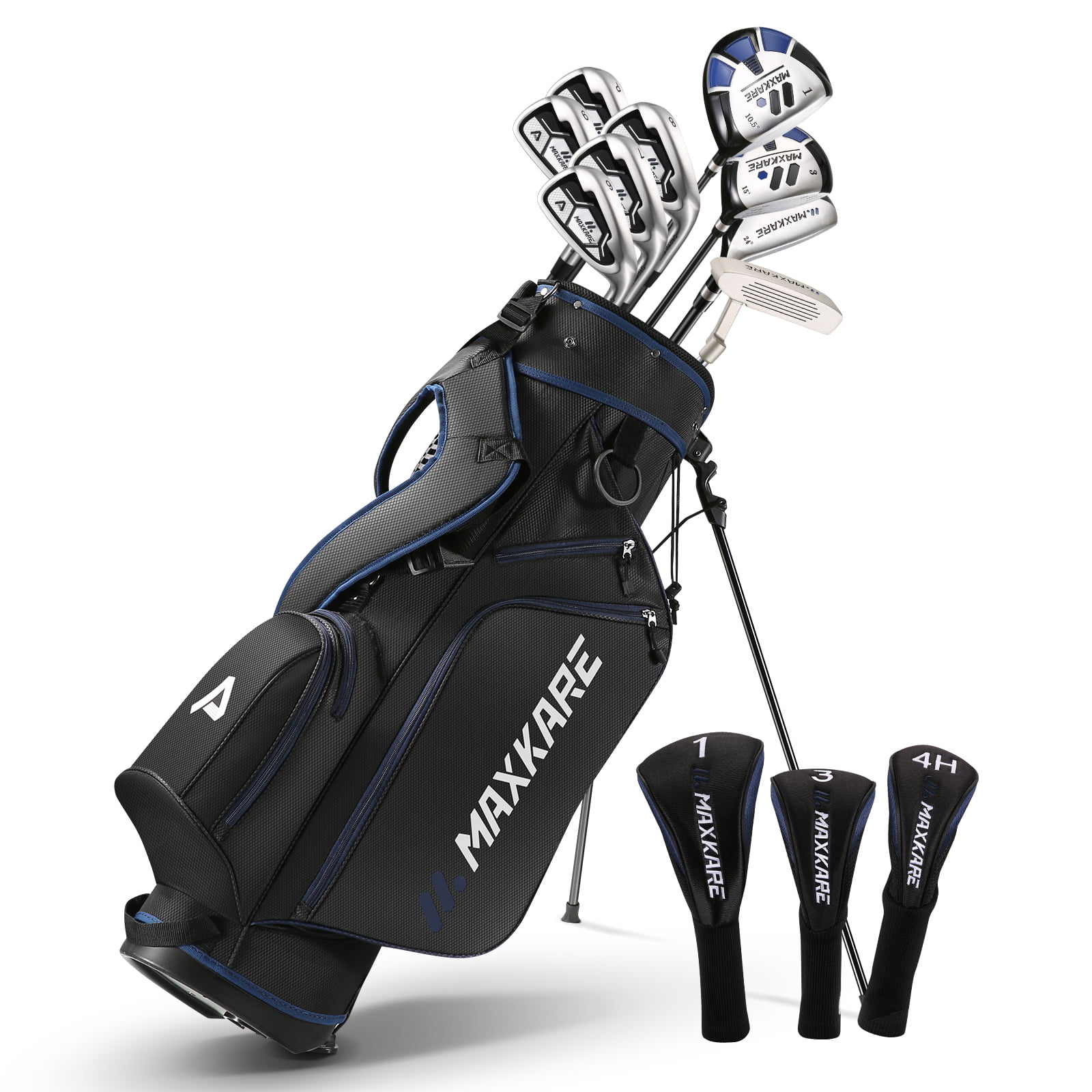 13-Piece Golf Clubs with Stand Bag