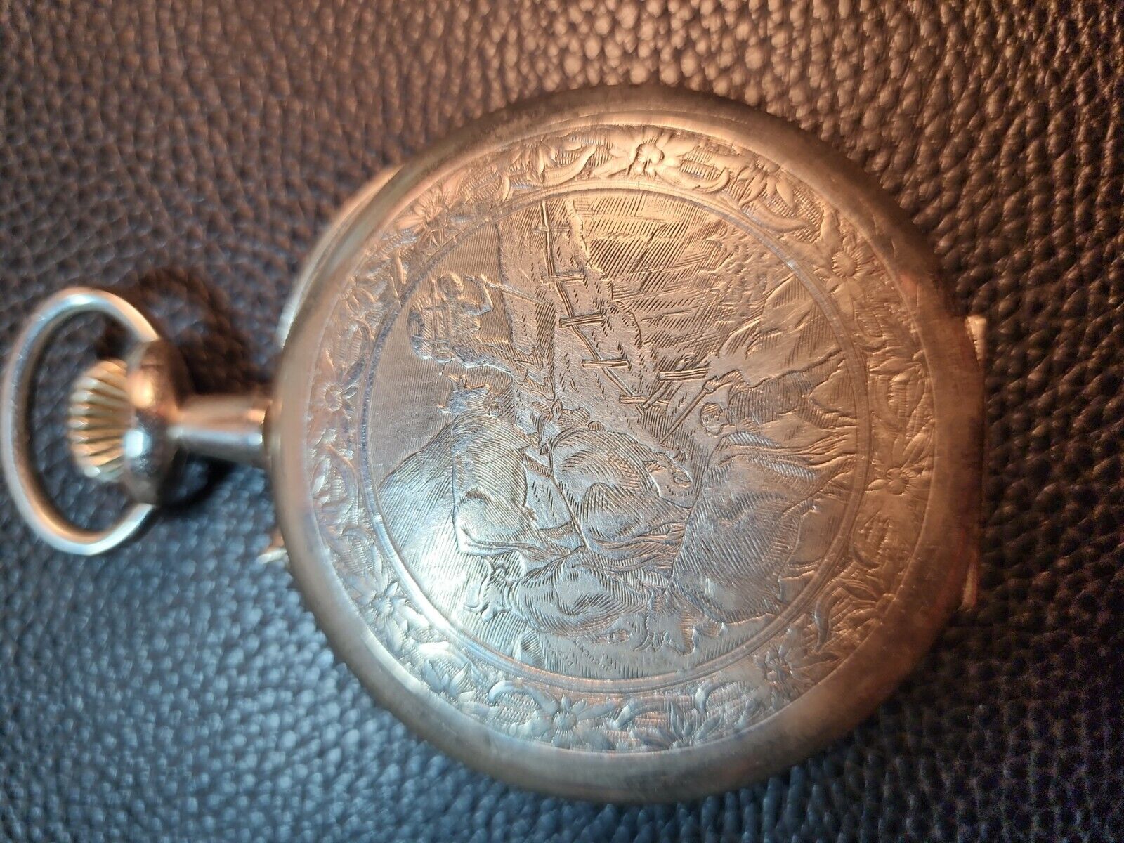 vintage very large pocket watch