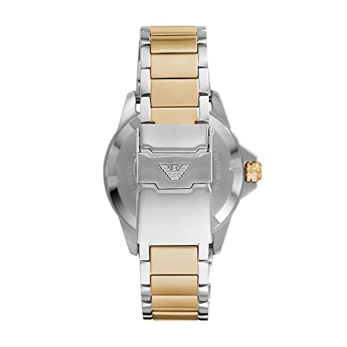 Armani Men's Watch, 42mm Silver/Gold