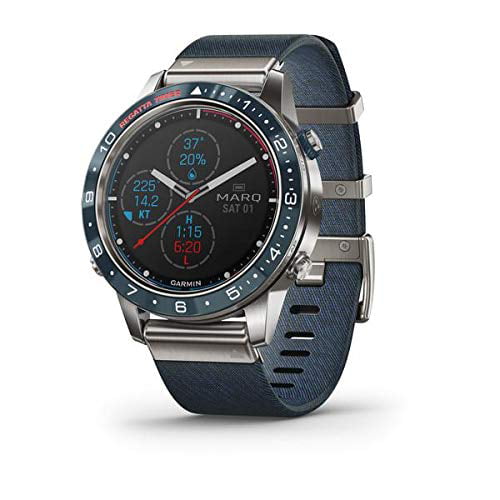 Garmin MARQ Captain, Men's Luxury Tool Watch with Advanced Nautical Features, Track Wind Speed, Direction, Temperature and Tide Information