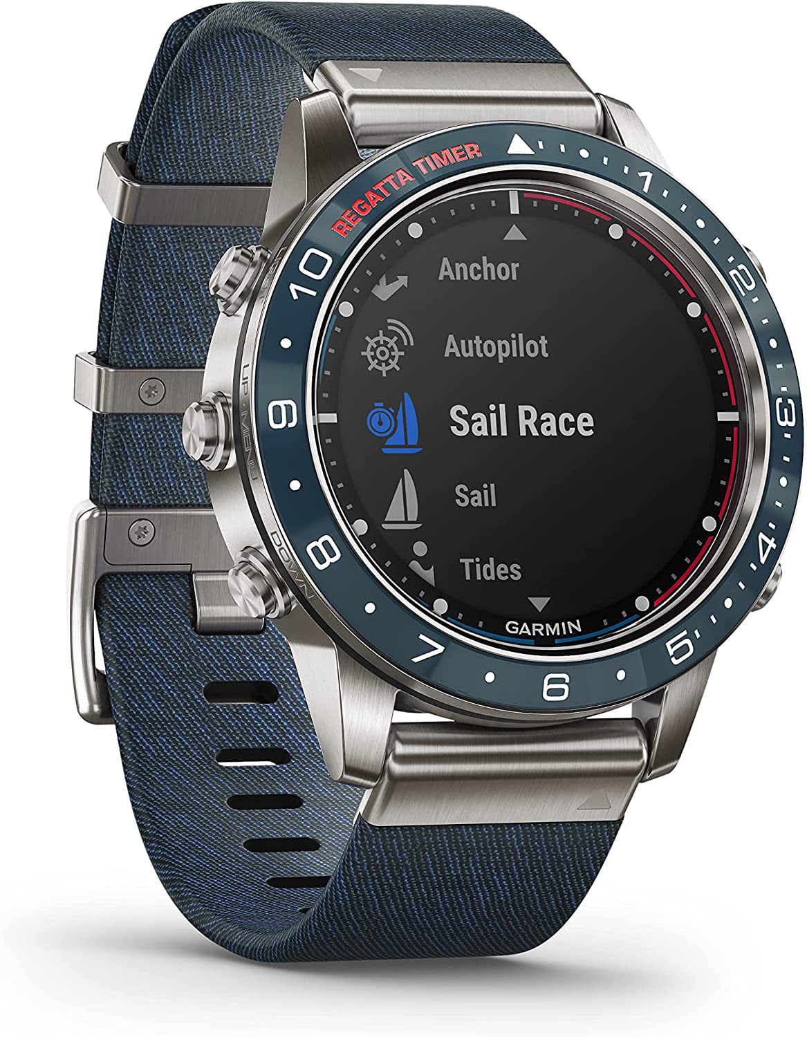 Garmin MARQ Captain, Men's Luxury Tool Watch with Advanced Nautical Features, Track Wind Speed, Direction, Temperature and Tide Information