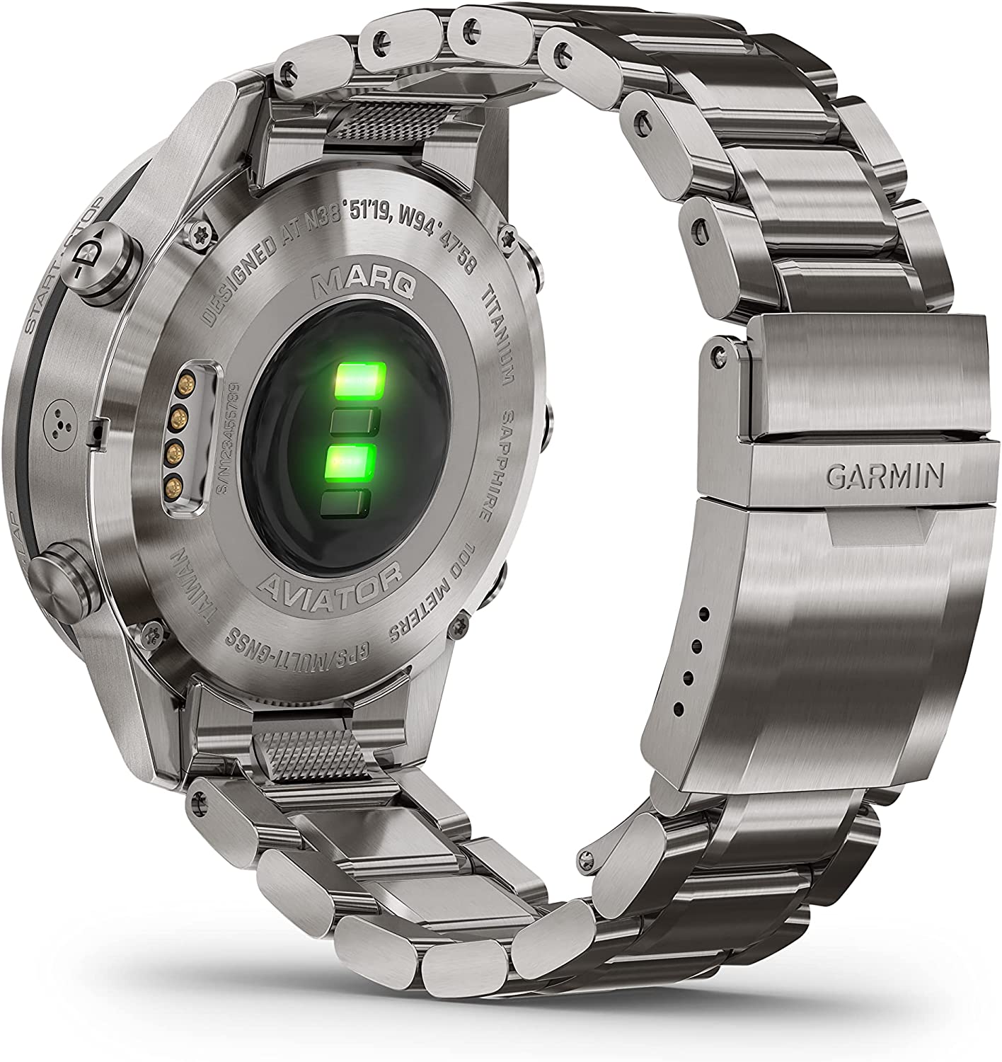 Garmin MARQ Aviator, Men's Luxury Tool Watch Designed for Your Passion for Aviation, View Flight Paths, Weather Reports, Start Flight Logging and More