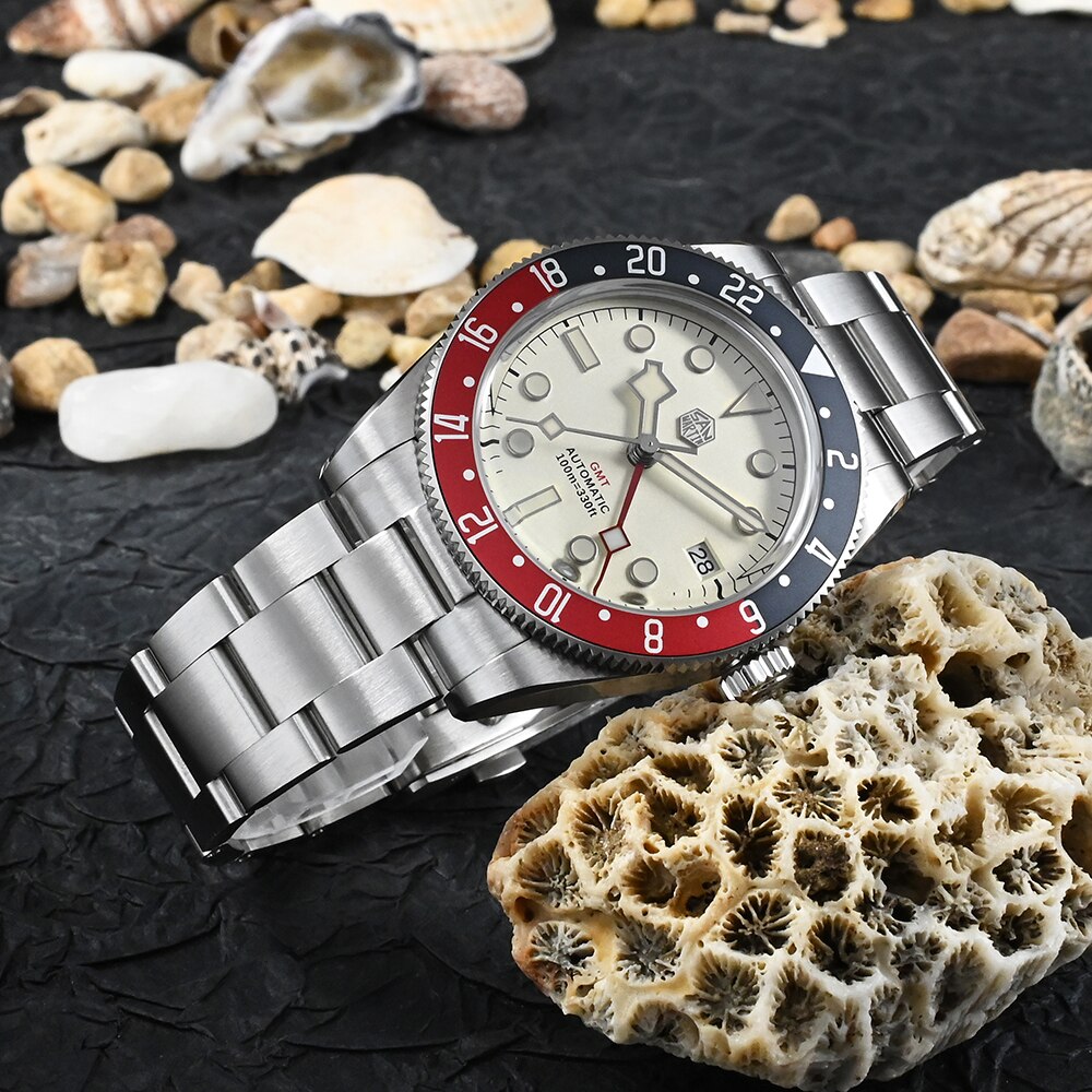 San Martin 2023 NH34 GMT Men Luxury Watch