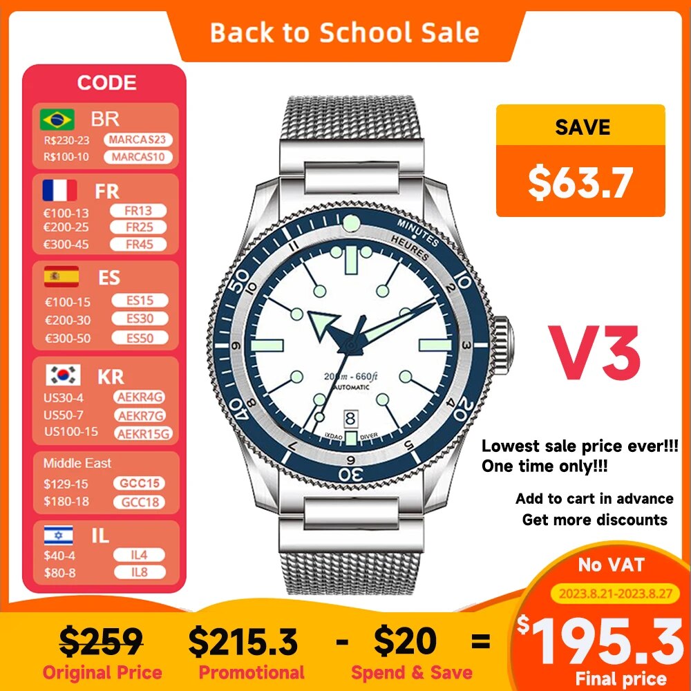 2023 IPOSE IX&DAO GMT Luxury Sport Watch