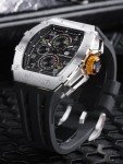 Luxury Men's Sport Chronograph Tonneau Wristwatch - TSAR BOMBA