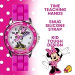Minnie Mouse Pink Analog Time-Teacher Watch