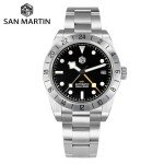 San Martin NH34 39mm GMT Luxury Men's Watch