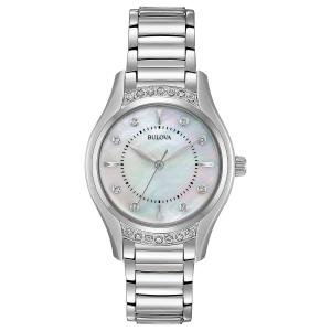 Bulova Diamond Ladies' Steel Quartz Watch