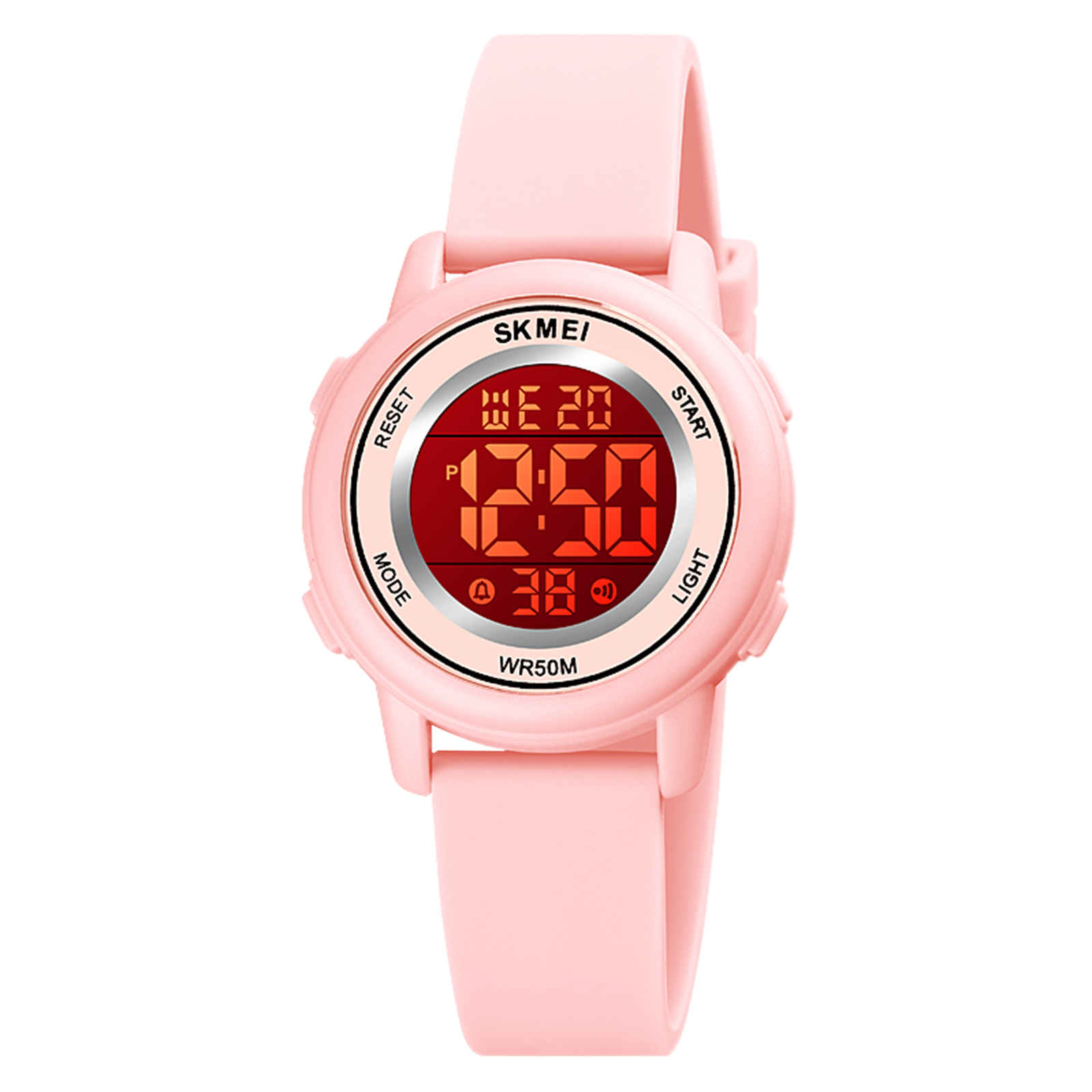 SKMEI Kids Waterproof Sports Watch, Pink