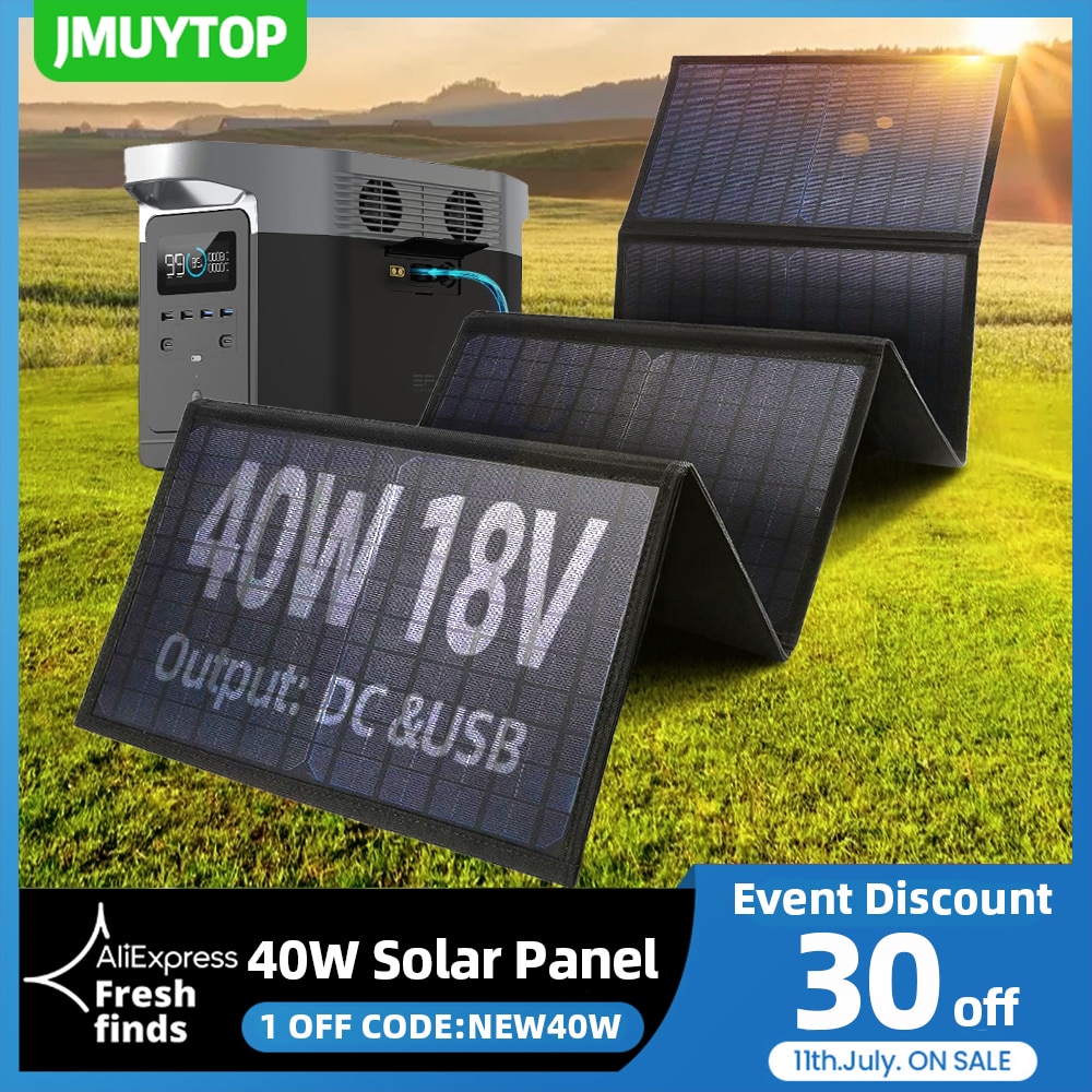 Foldable Solar Charger for Outdoor Activities