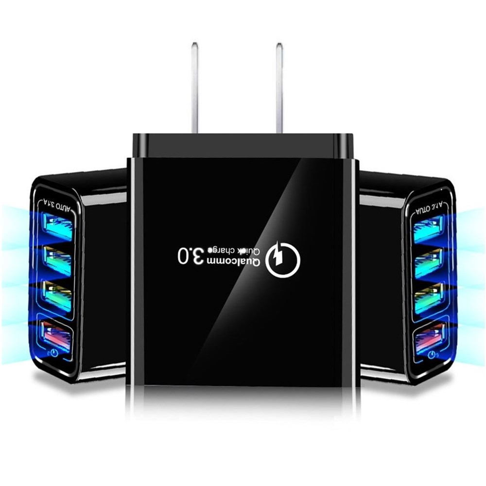 Borz 4-Port Fast Charger for iPhone & Samsung