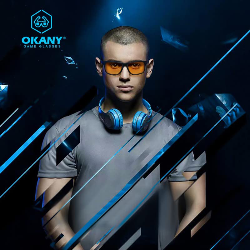 Blue Light Blocking Glasses Gaming Glasses Computer Gamer Glasses Powerful Professional Filter, Anti-Fatigue Anti Glare UV & Eyestrain Screen Glasses for Women Men (Video Games, Console, TV, PC)