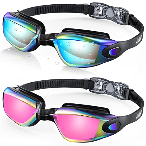 Aegend 2 Pack No Leaking Swim Goggles