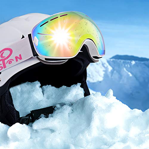 Pink OTG Ski Goggles for All Ages