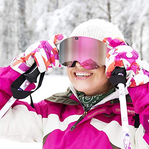 ZIONOR X11 Magnetic Goggles - Pink Lens