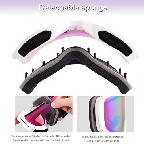 UV Anti-fog Ski Snowboard Goggles - EXP VISION