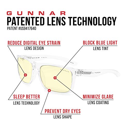 GUNNAR Premium Blue Light Blocking Glasses - Intercept