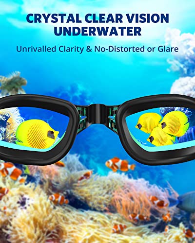 Aegend No-Leak Swim Goggles for All Ages