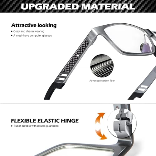ANYLUV Blue Light Blocking Gaming Glasses for Men