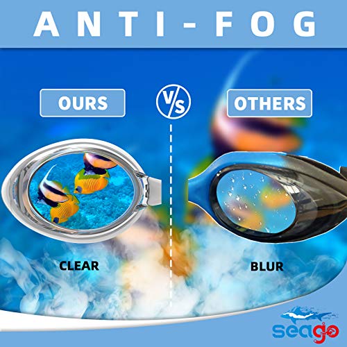 2 Pack Anti-Fog Swimming Goggles - Adult/Youth Sizes