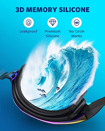 Aegend 2 Pack No Leaking Swim Goggles