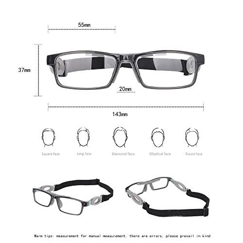 SooGree Sports Protective Goggles - Gray Frame