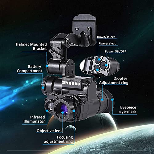 Digital Night Vision Monocular with Helmet - NVG10