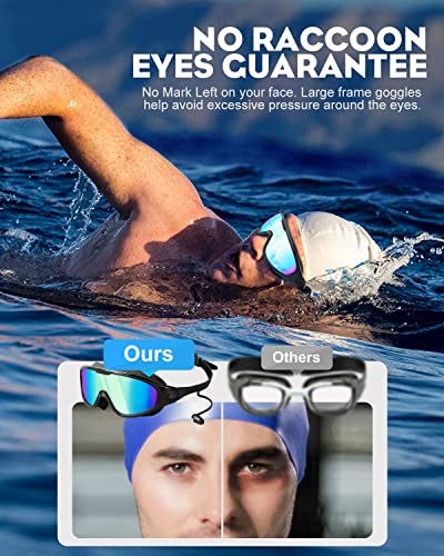 Anti-Fog Swim Goggles 2-Pack for Adults