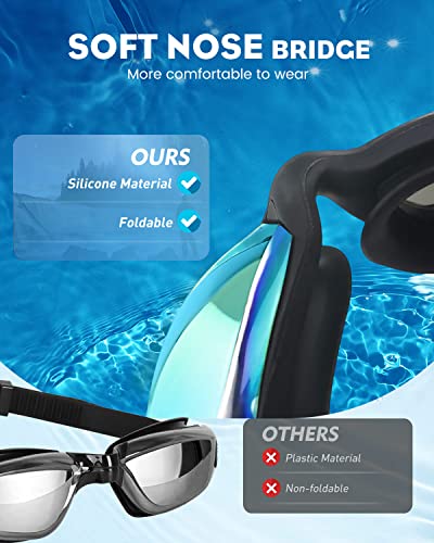 Anti-Fog UV Swim Goggles - 2 Pack
