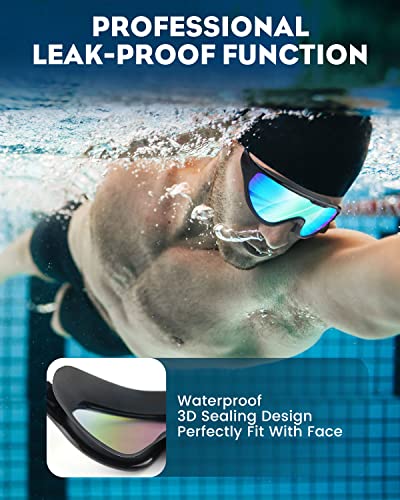 Anti-Fog Swim Goggles 2-Pack for Adults