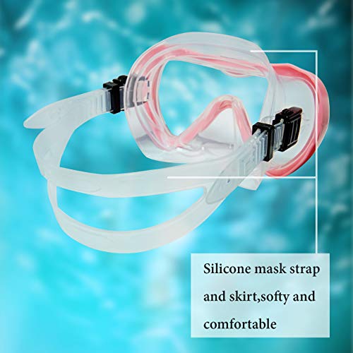 OMGear Silicone Snorkel Mask for Diving & Snorkeling