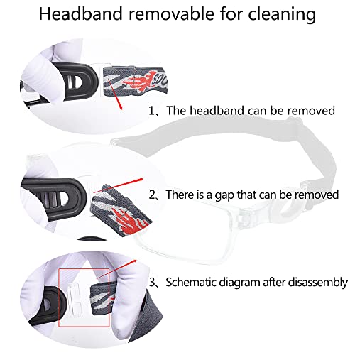 SooGree Sports Protective Goggles - Gray Frame