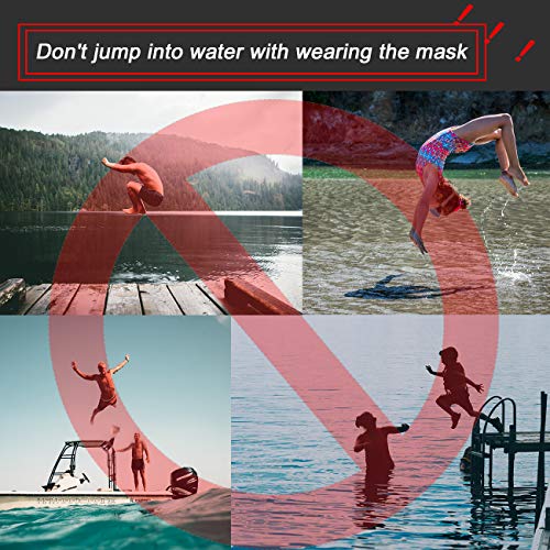 OMGear Silicone Snorkel Mask for Diving & Snorkeling