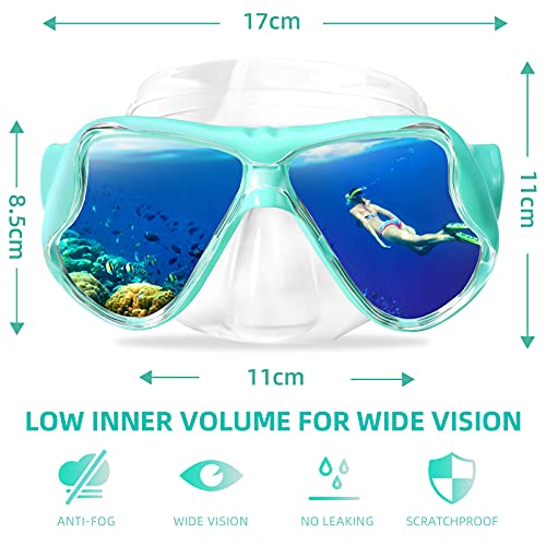 Anti-Fog Swim Mask & Goggles Set