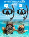 Professional Wide View Snorkel Set by Greatever